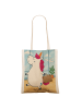 Mr. & Mrs. Panda Canvas Bag Einhorn Koffer Design ohne Spruch in Weiß