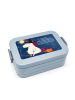 Mr. & Mrs. Panda Snackbox Einhorn Hexe Design mit Spruch in Blau Pastell