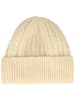 BREITER Strickmütze in beige