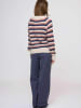 Noa Noa Pullover MicaelaNN in Art Creme/Rose/Navy