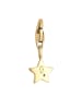 Nenalina Charm 925 Sterling Silber Stern, Astro, Sterne in Gold
