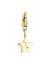 Nenalina Charm 925 Sterling Silber Sterne, Astro, Stern in Gold