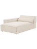 Beliani Chaiselongue HELLNAR in Beige - (W) 102 x (H) 70 x (L) 176 cm rechtsseitig