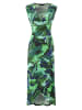 Aniston SELECTED Jerseykleid in grün-khaki-oliv-marine-mintgrün-schilf-blau