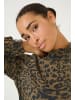 Kaffe Bluse langarm KAamber Regular fit in Major Brown/Black Leopard