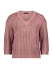 Betty Barclay Lochstrick-Pullover mit Pailletten in Ash Rose