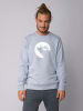 wat? Apparel Sweatshirt Röhrender Hirsch in Serene Blue