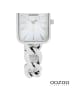 Oozoo Analog-Armbanduhr Oozoo Timepieces silber extra groß (ca. 22,5x28,5mm)