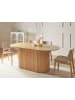 Beliani Esszimmertisch LUNNIN in Braun - (W) 180 x (H) 75 x (L) 90 cm
