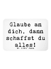 Mr. & Mrs. Panda Magnet Spruch Angst überwinden mit Spruch in Weiß