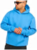 DAILY COTTON Kapuzenpullover - im Oversize Schnitt Unifarben - Kapuzenpullover Loose-Fit Oversize Hoodie Sweatshirt in Blue