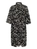 KAFFE curve Kleid KCflora Regular fit in Black/Sand Painted Flower