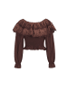 ebeeza Women Blouse in Coffee