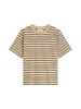Marc O'Polo DENIM Streifen-T-Shirt relaxed in Medium Beige