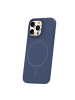 COFI 1453 TFO Silicone Thin Mag kompatibel mit Apple iPhone 16 Pro Max in Dunkelblau