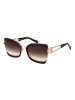 Ana Hickmann Frauen Sonnenbrille Schmetterling Braun