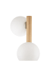 Licht-Erlebnisse Stehlampe (B)38 x (L)38 x (H)150 cm in Holz hell Weiß