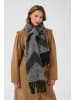 Kaffe KAvinja Scarf Regular fit in Black/ Broken white