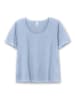 sheego T-Shirt in mittelblau