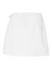 Pieces Wickelrock in White Denim