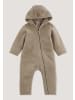 Hessnatur Hessnatur Wollfleece Overall aus reiner Bio-Merinowolle in sand