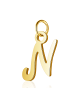 Bungsa Buchstaben-Anhänger in Gold