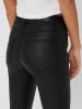 ONLY Skinny Fit Jeans PU Kunstleder Hose Mid Rise Pants Trousers ONLANNE in Schwarz