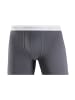 Copenhagen Studios Langer Boxer in anthrazit / grau-meliert / schwarz