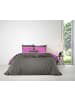 JACK 2 tlg. Renforcé Wende Bettwäsche 135x200cm Zweifarbig in Anthrazit/Pink