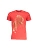 cavalli CLASS Rot Baumwolle Herren T-Shirt