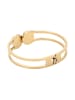 faina Women Bangle Bracelet With Beads in Gold