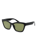 Serengeti Damen Sonnenbrillen Katzenauge Schwarz