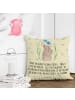 Mr. & Mrs. Panda Couchkissen Hase Blume mit Spruch in Blumig
