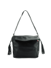 Florence Florence Schultertasche, Henkeltasche, Tasche Leder schwarz ca. 35cm breit