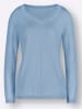 WITT WEIDEN V-Ausschnitt-Pullover in eisblau