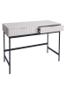 MCW Konsolentisch O41 Industrial Schublade Melamin 85x100x40cm, Holzoptik weiß