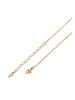 faina Women Beaded Necklace in Rose Gold White