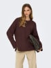 ONLY Strickpullover in Seal Brown