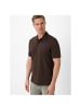 BRAX  Polo in chocolate