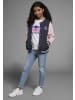 Kangaroos Sweatjacke in marine-rosa