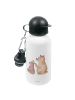 Mr. & Mrs. Panda Aluflasche Bär Kind ohne Spruch in Weiß