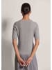 MADELEINE Feinstrickpullover mit Kaschmiranteil in steingrau / melange