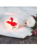 Mr. & Mrs. Panda Deko Windlicht Flamingo Yoga ohne Spruch in Transparent