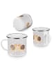 Mr. & Mrs. Panda Kaffeebecher Schnecken Liebe ohne Spruch in Grau Pastell