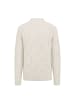 Malo Weiß Baumwolle Herren Pullover