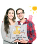 Mr. & Mrs. Panda Dekokissen Fuchs Beste Kollegin der Welt mit Sp... in Grau Pastell