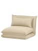 home24 home24 Schlafsessel aus Textil in Anthrazit, 78 x 56 x 74 cm in Beige