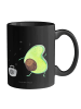 Mr. & Mrs. Panda Kaffeebecher Avocado Tanzen ohne Spruch in Schwarz
