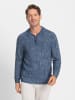 WITT WEIDEN Polopullover in jeansblau-bleu-meliert