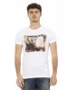 Trussardi Action Schwarz Weiß Baumwolle Herren T-Shirt